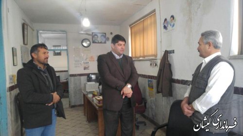 بازدید سرزده فرماندار گمیشان از اداره ورزش و جوانان شهرستان