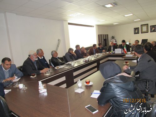 جلسه ستاد راهبردی افزایش سطح بیمه روستائیان و کشاورزان شهرستان