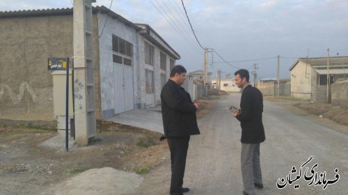 بازدید فرماندار گمیشان از روستای کملر
