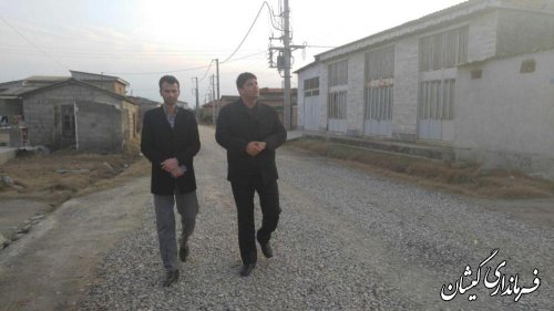 بازدید فرماندار گمیشان از روستای کملر