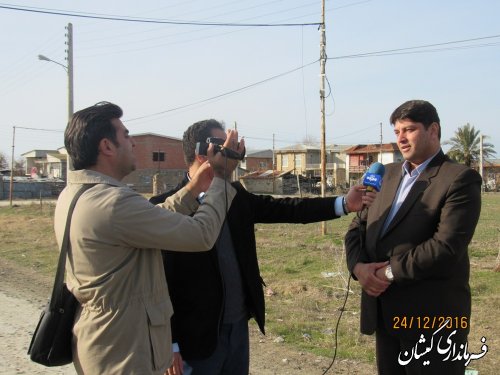 بازدید فرماندار گمیشان از روستای قرمسه
