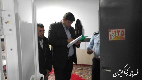 بازدید سرزده فرماندار از آتش نشانی، مرکز بهداشتی و اداره برق سیمین شهر