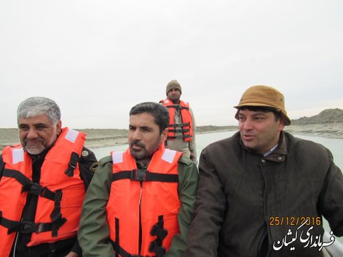 بازدید فرماندار گمیشان از نقطه صفر مرزی شهرستان