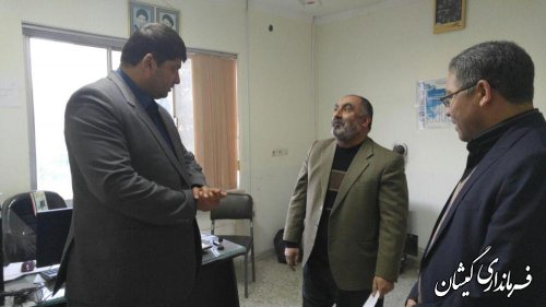 بازدید سرزده فرماندار گمیشان از مدیریت جهاد کشاورزی شهرستان