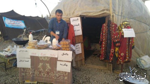 بازدید فرماندار گمیشان از محل برگزاری جشنواره بین المللی فرهنگ اقوام
