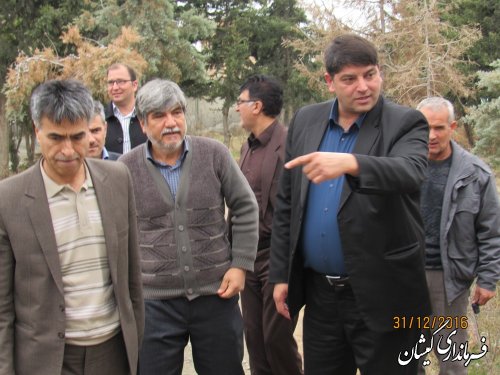دیدار مدیر کل منابع طبیعی و آبخیزداری استان با فرماندار گمیشان