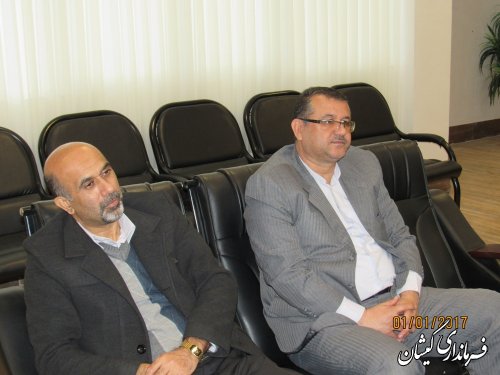 دیدار مدیر کل ثبت احوال استان با فرماندار گمیشان