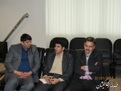دیدارمدیرکل راهداری و حمل و نقل جاده‎ای استان با فرماندار گمیشان