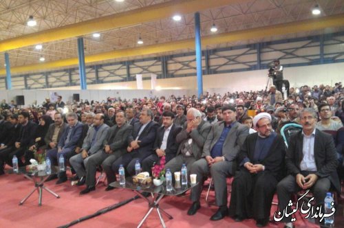حضور فرماندار گمیشان در مراسم اختتامیه جشنواره بین المللی اقوام
