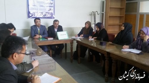 جلسه گروه کاری کودک امور بانوان و خانواده فرمانداری شهرستان گمیشان برگزار شد