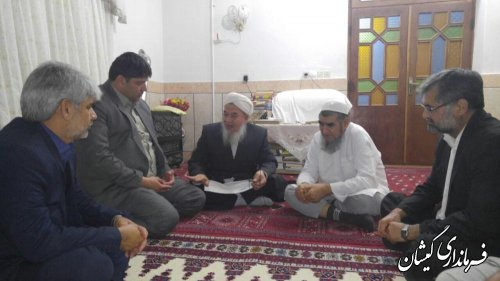 دیدار فرماندار گمیشان با ائمه جمعه بخش گلدشت