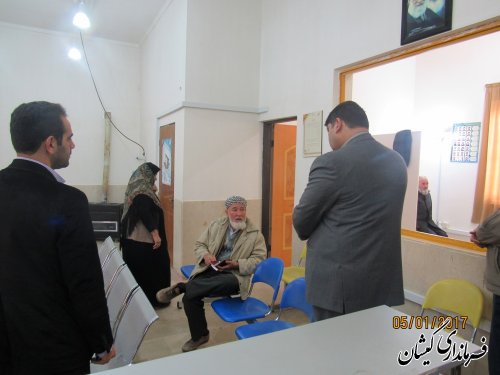 بازدید فرماندار گمیشان از اداره پست شهرستان