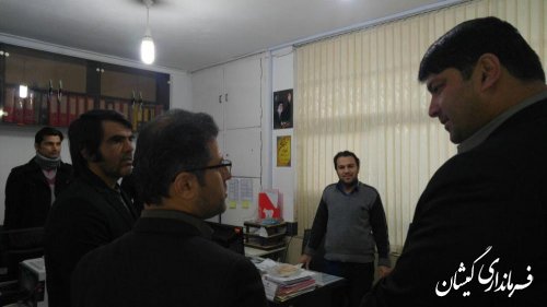 بازدید فرماندار گمیشان از مدیریت توزیع برق شهرستان