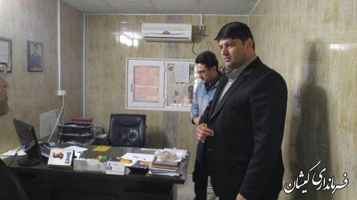 بازدید فرماندار گمیشان از مدیریت توزیع برق شهرستان