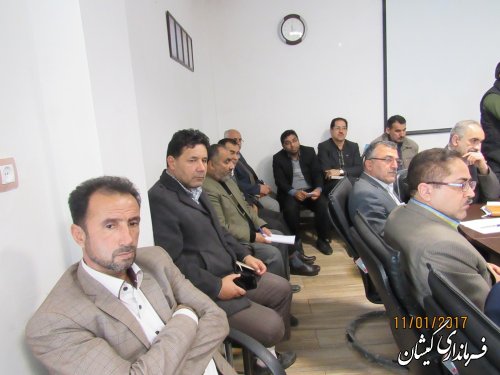 نهمین جلسه شورای اداری شهرستان گمیشان برگزار شد