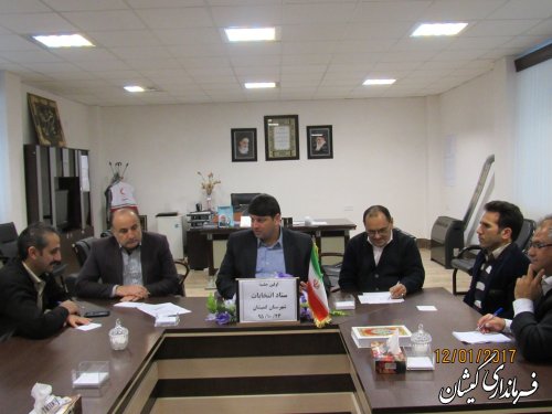 فعالیت ستاد انتخابات شهرستان گمیشان رسماً کلید خورد