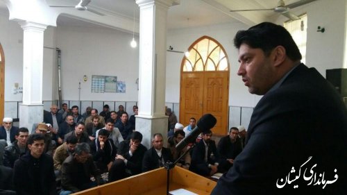 مراسم بزرگداشت ارتحال آیت الله هاشمی رفسنجانی در شهرستان گمیشان برگزار شد