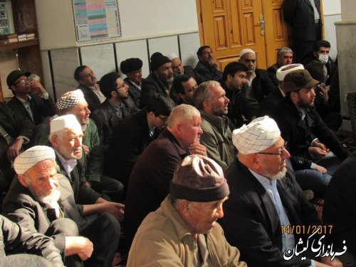 مراسم بزرگداشت ارتحال آیت الله هاشمی رفسنجانی در شهرستان گمیشان برگزار شد