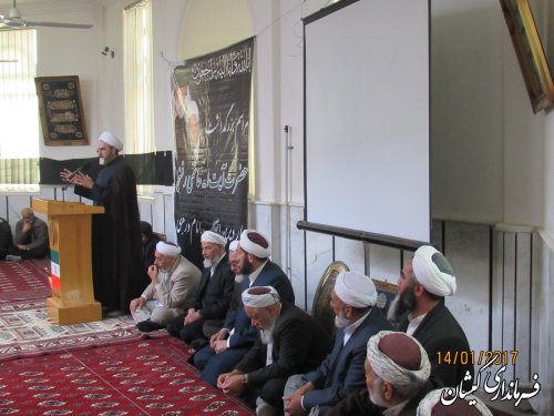 مراسم بزرگداشت ارتحال آیت الله هاشمی رفسنجانی در شهرستان گمیشان برگزار شد