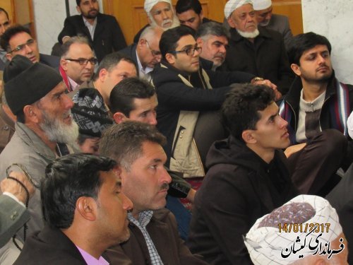 مراسم بزرگداشت ارتحال آیت الله هاشمی رفسنجانی در شهرستان گمیشان برگزار شد
