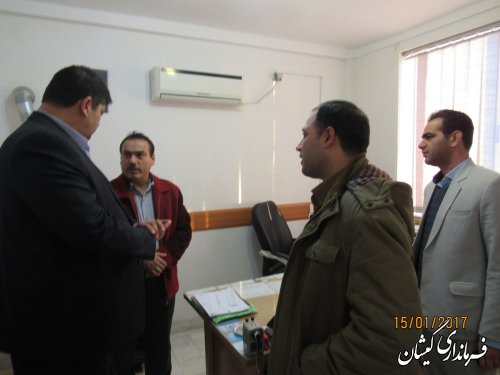 بازدید فرماندار گمیشان از اداره گاز شهرستان