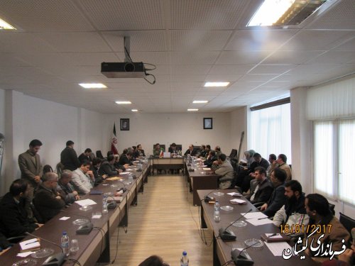 جلسه ستاد پشتیبانی اعزام کاروان راهیان نور و رزمایش گمیشان برگزار شد