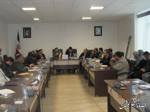 جلسه ستاد پشتیبانی اعزام کاروان راهیان نور و رزمایش گمیشان برگزار شد