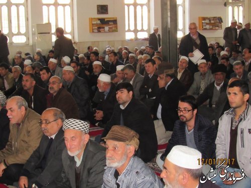 حضور فرماندار گمیشان در مراسم گرامیداشت آیت ا.. هاشمی رفسنجانی و الحاج آخوند عابدی کر