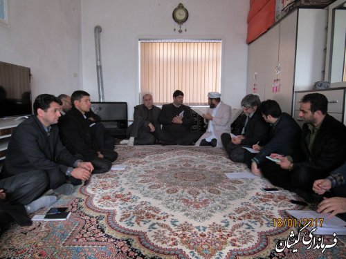 بازدید فرماندار گمیشان از روستاهای قلعه جیق بزرگ، قلعه جیق کوچک و صفا ایشان
