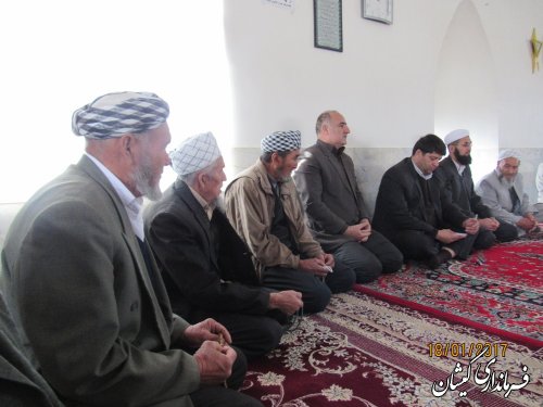 بازدید فرماندار گمیشان از روستاهای قلعه جیق بزرگ، قلعه جیق کوچک و صفا ایشان