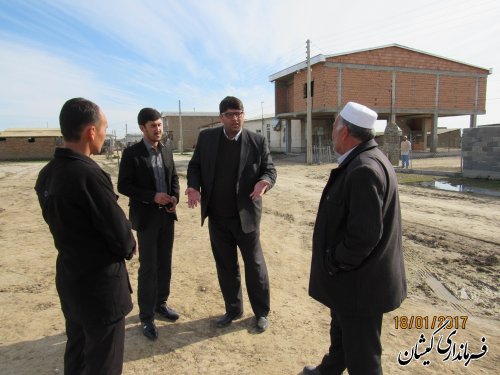 بازدید فرماندار گمیشان از روستاهای قلعه جیق بزرگ، قلعه جیق کوچک و صفا ایشان