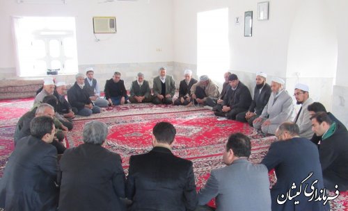 بازدید فرماندار گمیشان از روستاهای قلعه جیق بزرگ، قلعه جیق کوچک و صفا ایشان