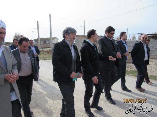 بازدید فرماندار گمیشان از روستاهای قلعه جیق بزرگ، قلعه جیق کوچک و صفا ایشان