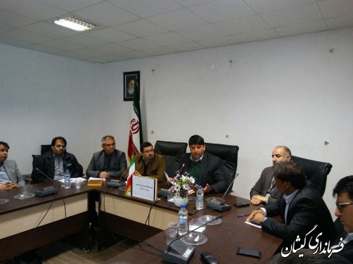 دومین جلسه ستاد نهال کاری شهرستان گمیشان برگزار شد