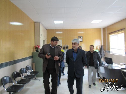 بازدید فرماندار گمیشان از شهرداری سیمین شهر