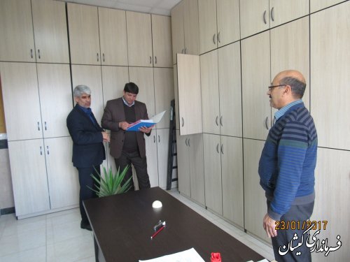 بازدید فرماندار گمیشان از شهرداری سیمین شهر