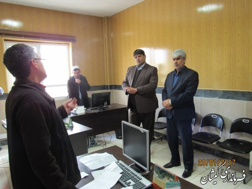 بازدید فرماندار گمیشان از شهرداری سیمین شهر