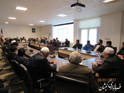 جلسه هم اندیشی انتخابات با دهیاران و شوراهای اسلامی روستاهای شهرستان گمیشان