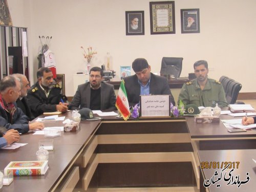 دومین جلسه هماهنگی دهه مبارک فجر شهرستان گمیشان برگزار شد