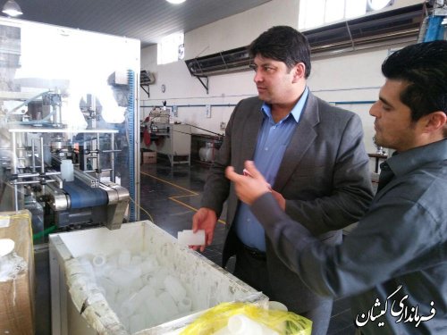 بازدید فرماندار گمیشان از شرکت رادین پلاست کاوان سیمین شهر