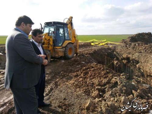 بازدید فرماندار گمیشان از جاده مواصلاتی  کوره سو ناردانلی به سیمین شهر