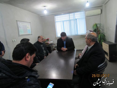 بازدید فرماندار گمیشان از سد تنظیمی لاستیکی خواجه نفس