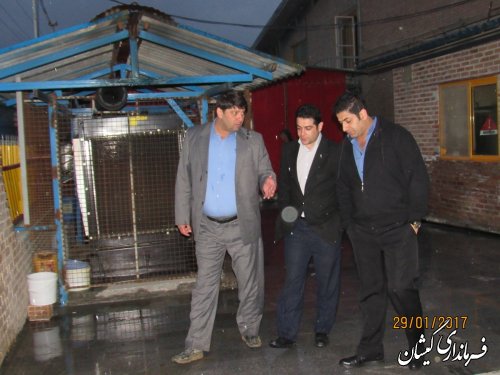 بازدید فرماندار گمیشان از کارخانه پنیر آشوراده