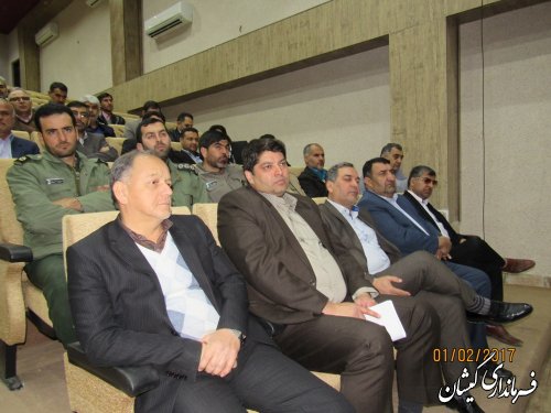 مراسم متمرکز 42 پروژه عمرانی، اقتصادی و اشتغالزایی شهرستان گمیشان برگزار شد