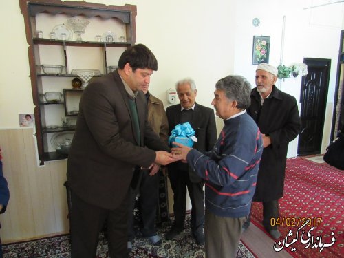 از دو بازنشسته شهرستان گمیشان دیدار و تجلیل شد