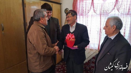 از دو بازنشسته شهرستان گمیشان دیدار و تجلیل شد
