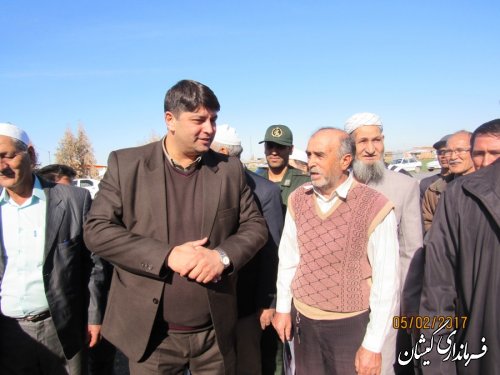 افتتاح کارگاه تولید کود پاش دامی در روستای قرنجیک خواجه خان شهرستان گمیشان
