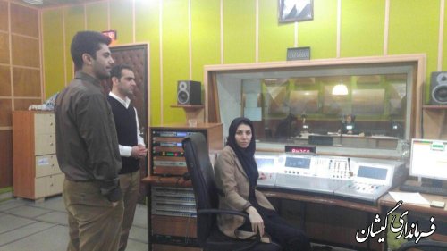 حضور فرماندار گمیشان در برنامه زنده رادیویی روزنه