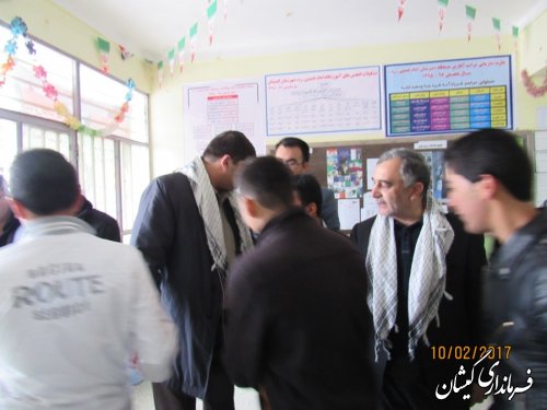 بدرقه راهیان نور دانش آموزان شهرستان گمیشان