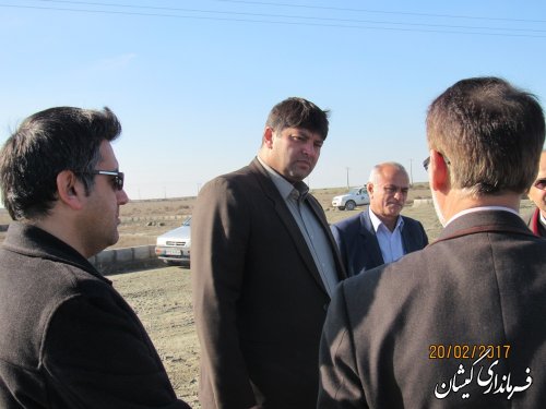 بازدید فرماندار گمیشان از شهرک صنعتی گمیشان(تخصصی شیلات)